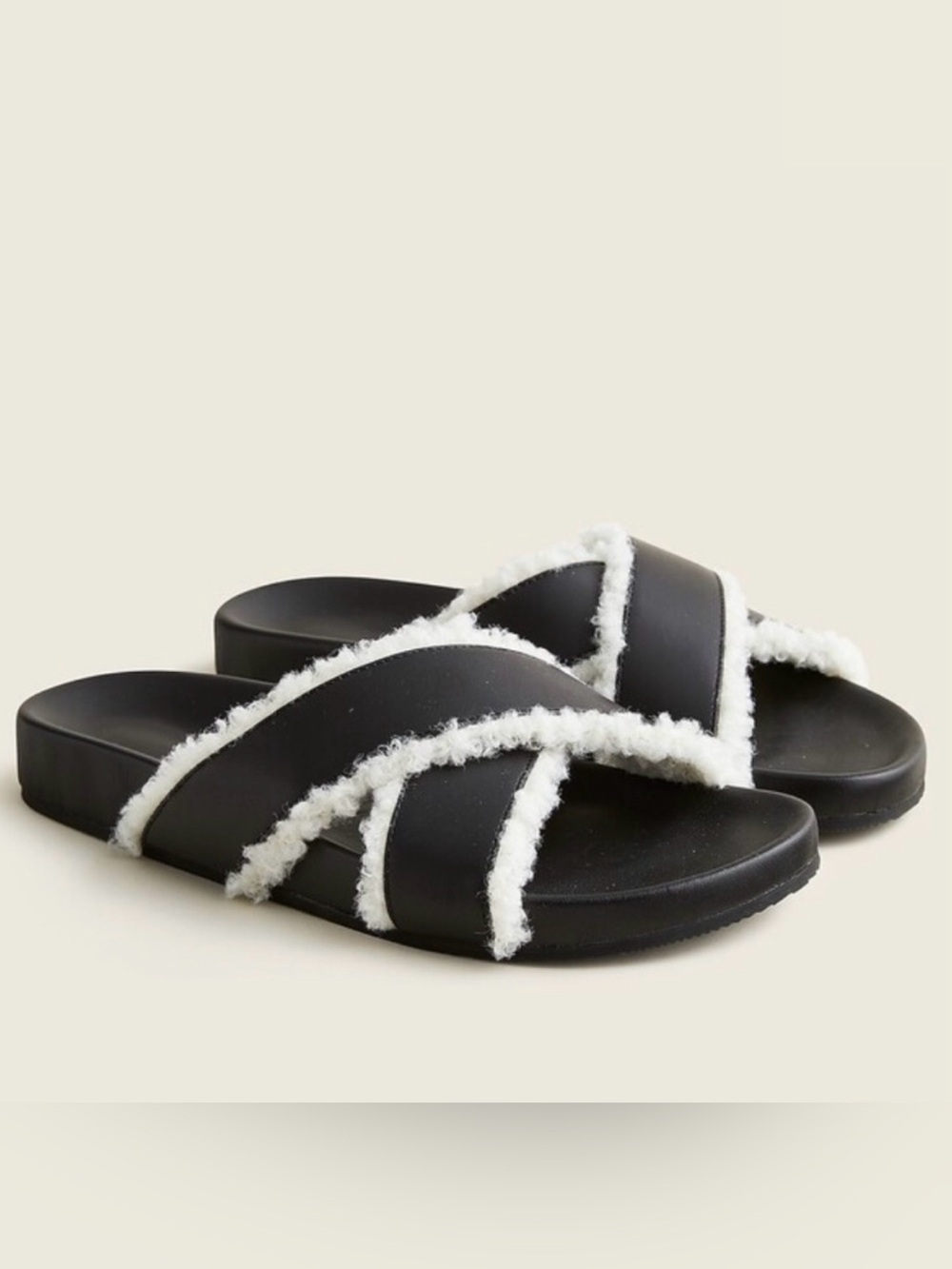 j. crew pacific crossover sherpa sandals